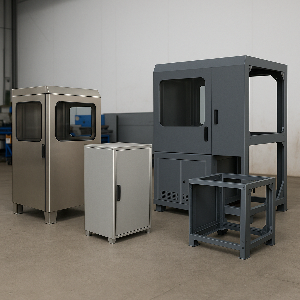 Endüstriyel Makine Kabini ve Şase İmalatı – CNC Büküm ve Lazer Kesim Teknolojileri