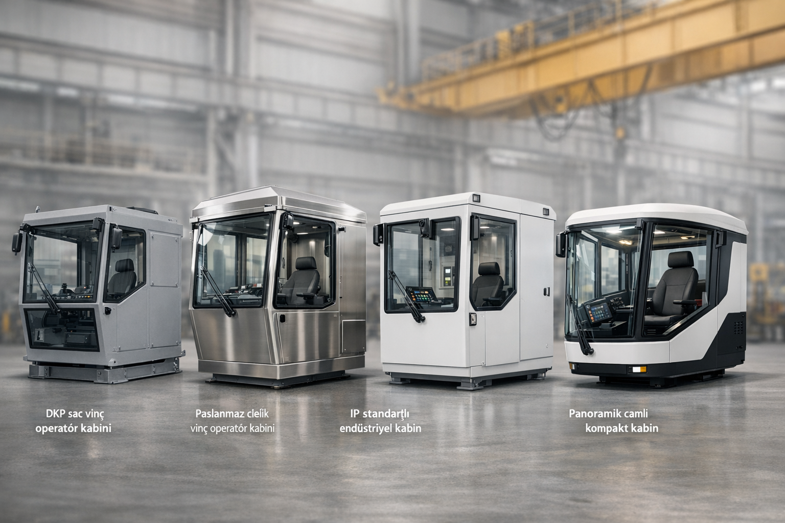 Vinç operatör kabinleri